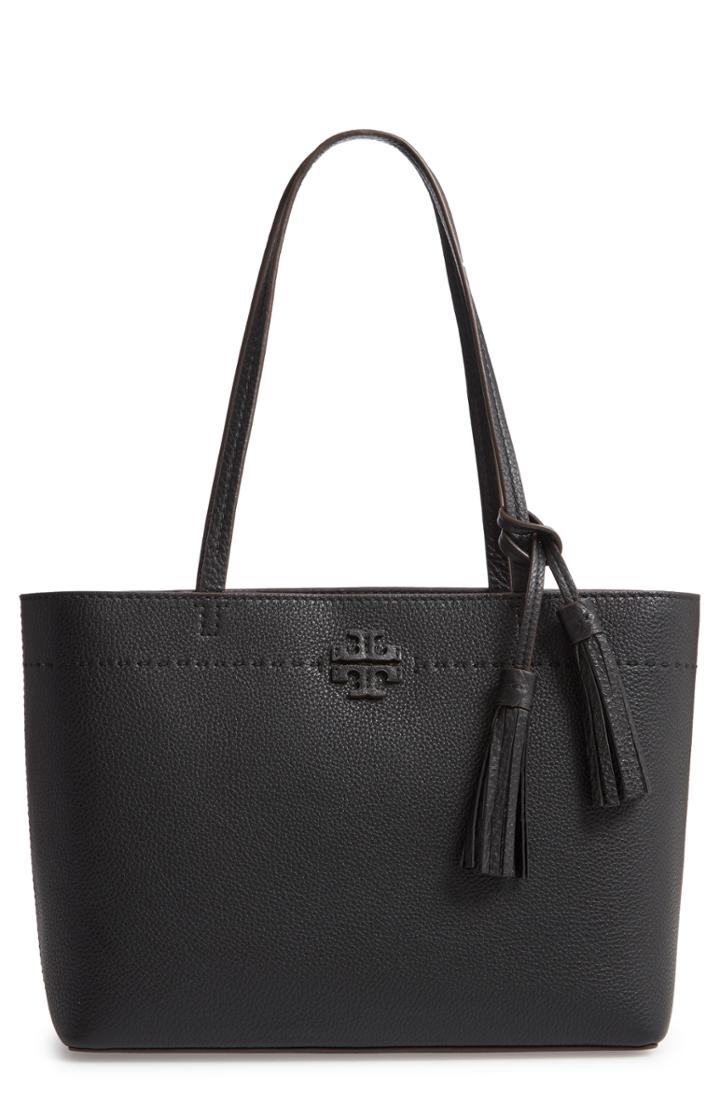 Tory Burch Small Mcgraw Leather Tote -