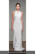 Women's Anna Maier Couture Senet Embellished Open Back Cady Gown