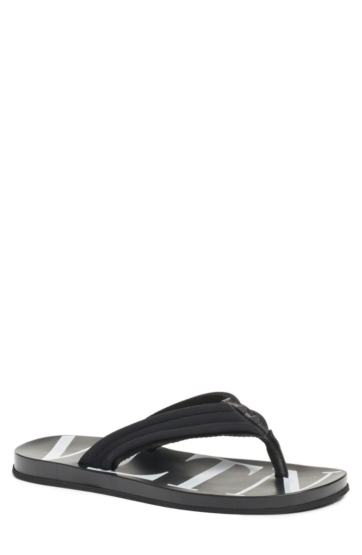 Men's Valentino Garavani Sandal Us / 39eu - Black