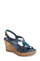 Women's Napa Flex Bari Wedge Sandal .5-10us / 41eu M - Blue