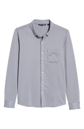 Men's Travis Mathew Couig Gingham Sport Shirt, Size - White