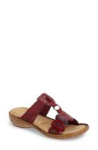 Women's Rieker Antistress Regina R4 Slide Sandal Eu - Red