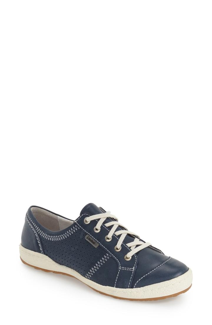Women's Josef Seibel 'caspian' Sneaker -7.5us / 38eu - Blue