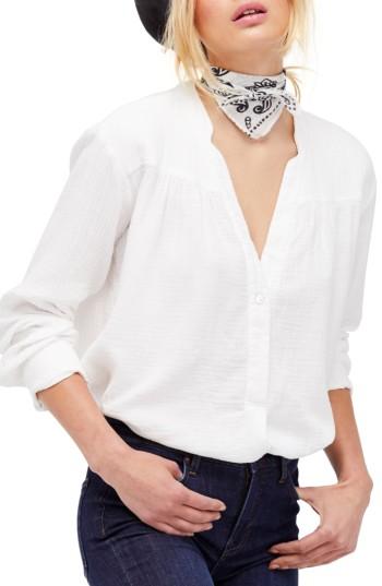 Women's Free People Changing Horizons Top - Ivory