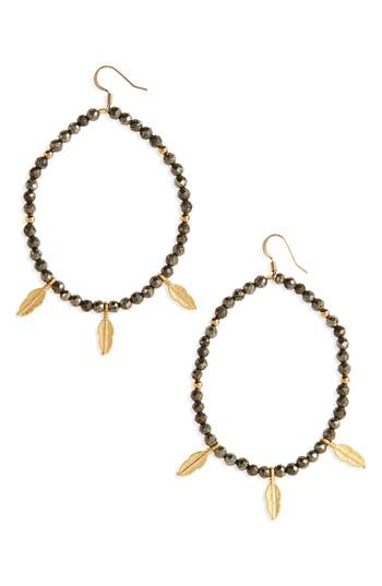 Women's Love's Affect Blayne Semiprecious Leaf Drop Earrings