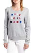 Women's 1901 Graphic Cotton Sweatshirt - Grey