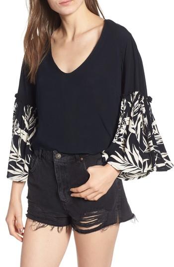 Women's Billabong Island Folk Bell Sleeve Top