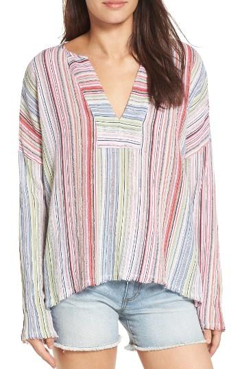 Women's Velvet By Graham & Spencer Metallic Stripe Tunic