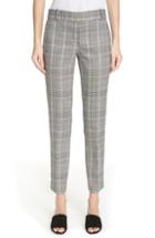 Women's Theory Autumn Plaid Straight Trousers