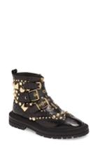 Women's Burberry Studded Combat Boot .5us / 36.5eu - Black