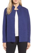 Women's Eileen Fisher Merino Wool Blend Jacket - Blue