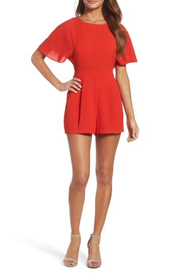 Women's Adelyn Rae Karen Romper - Orange