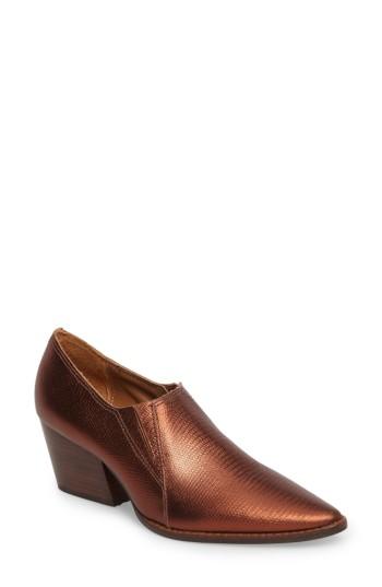 Women's Matisse Madeline Block Heel Bootie .5 M - Metallic