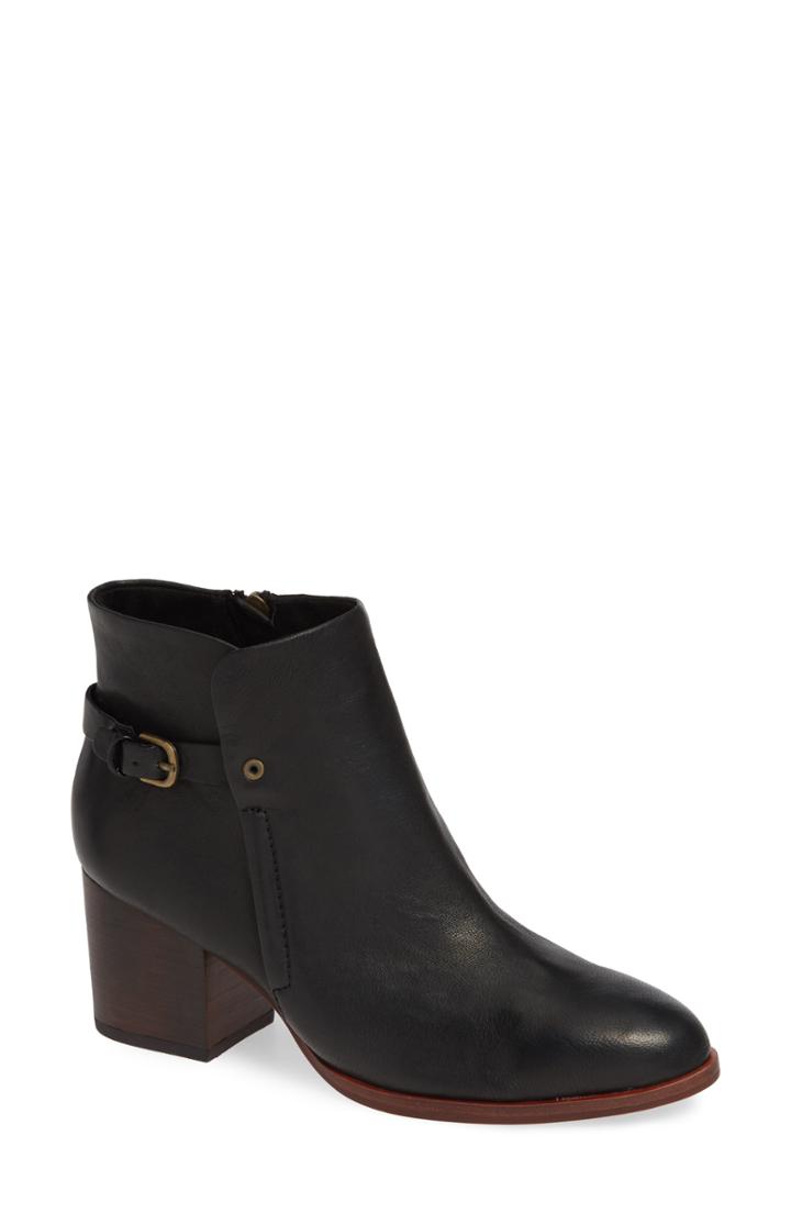 Women's Isola Orlinda Block Heel Bootie .5 M - Black
