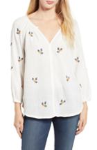 Women's Velvet By Graham & Spencer Fleur Embroidered Top