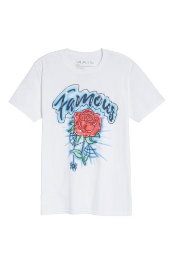 Men's The Rail Famous Rose Graphic T-shirt - White