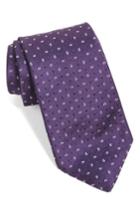 Men's John Varvatos Star Usa Paisley Silk Tie, Size - Purple