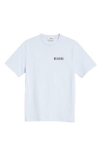 Men's Acne Studios Flower Crewneck T-shirt
