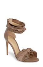 Women's Alexandre Birman Aletta Ruffle Sandal M - Beige