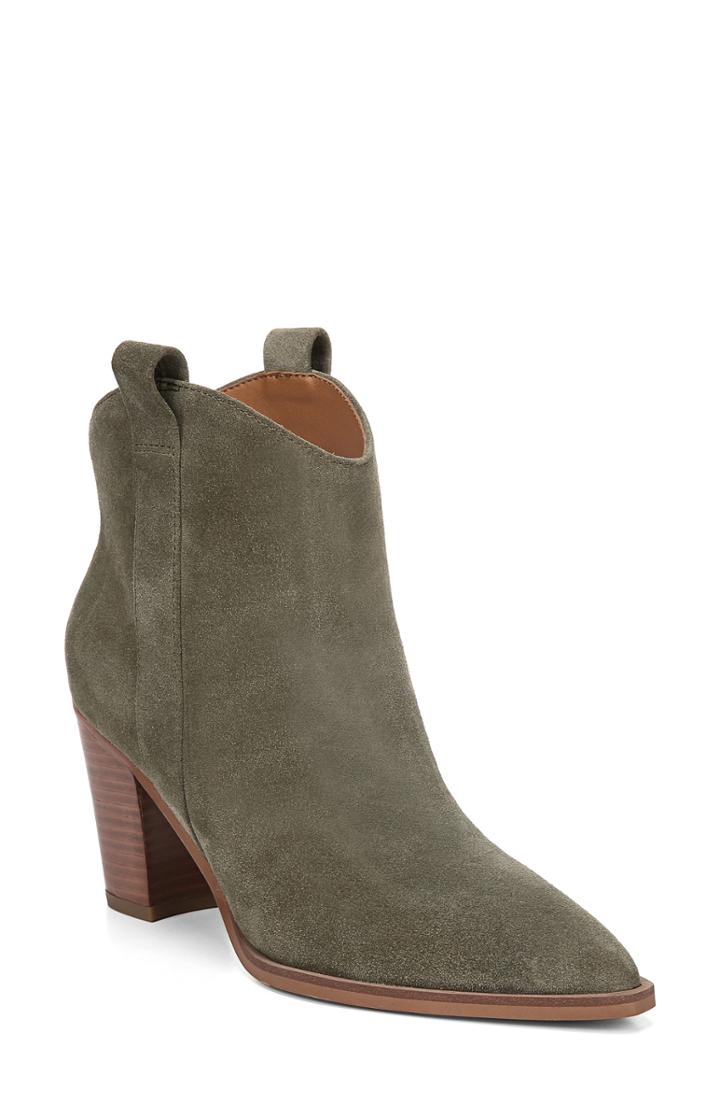 Women's Sarto By Franco Sarto Ella Western Bootie M - Green