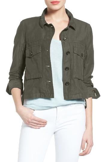 Women's Caslon Swing Jacket - Green