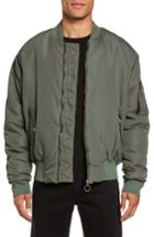 Men's Hudson Jeans Zeke Slim Fit Bomber Jacket - Green