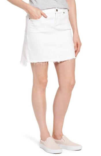Women's Vineyard Vines High/low Denim Miniskirt - White