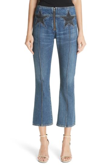 Women's Jean Atelier Star Crop Flare Jeans