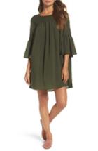 Women's French Connection Polly Plains Shift Dress - Green