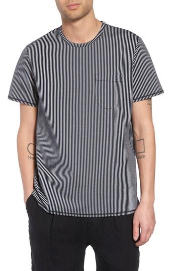 Men's Treasure & Bond Japanese Seersucker T-shirt - Blue