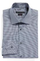 Men's John Varvatos Star Usa Slim Fit Stretch Solid Dress Shirt R - Blue