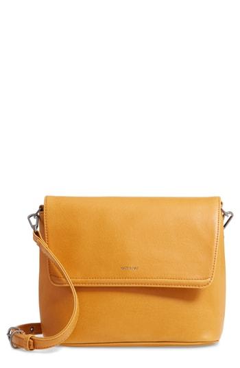 Matt & Nat Reiti Faux Leather Crossbody Bag - Yellow