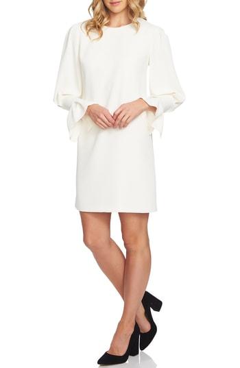 Women's Cece Flutter Sleeve Crepe Shift Dress