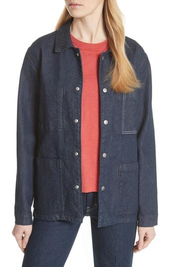 Women's Rag & Bone/jean Henri Denim Jacket - Blue