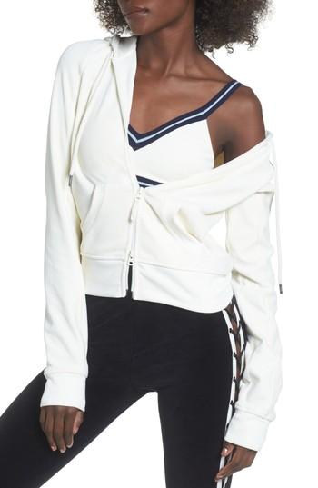 Women's Fenty Puma By Rihanna Velour Zip Hoodie - White