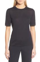 Women's Boss Fifet Sparkle Trim Sweater - Blue
