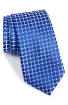 Men's Nordstrom Men's Shop Criss Cross Silk Tie, Size - Blue