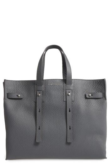 Orciani Petra Soft Calfskin Leather Tote - Grey