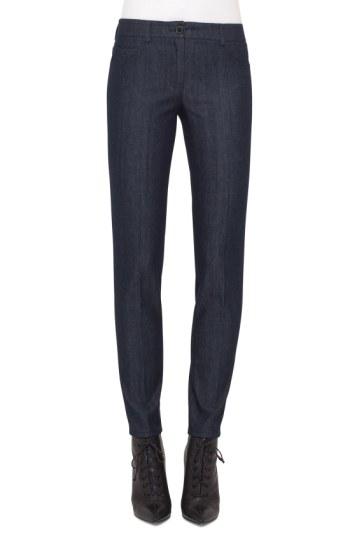 Women's Akris Stretch Denim Pants - Black