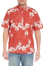 Men's Reyn Spooner 50th State Button Down Polo - Red