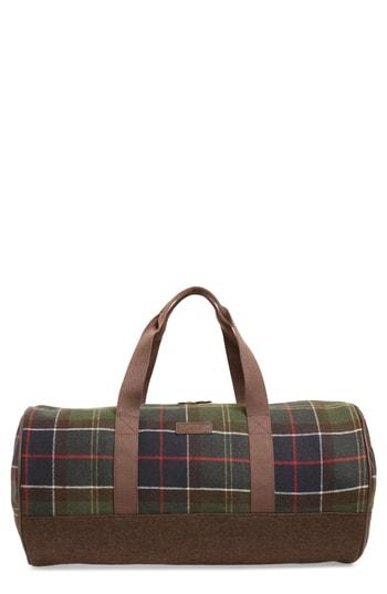 Men's Barbour Hardwick Duffel Bag - Green