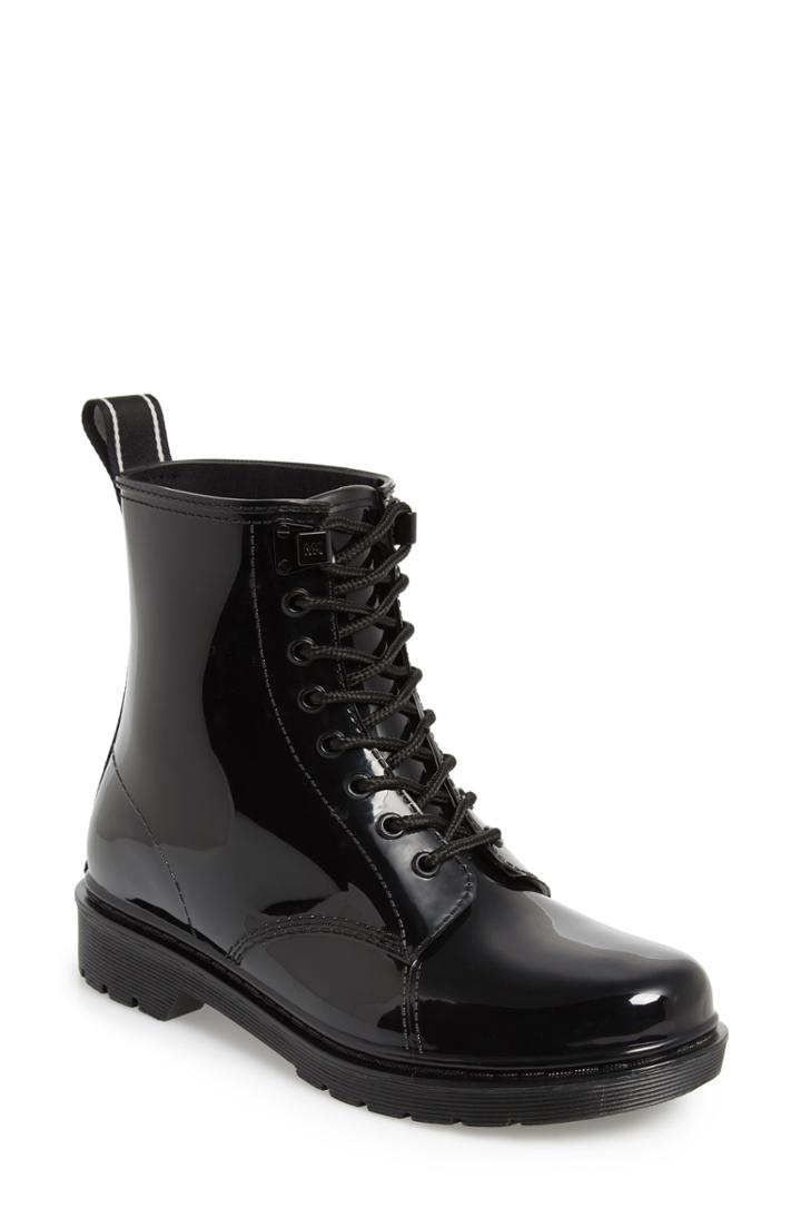 Women's Michael Michael Kors Tavie Rain Boot M - Black