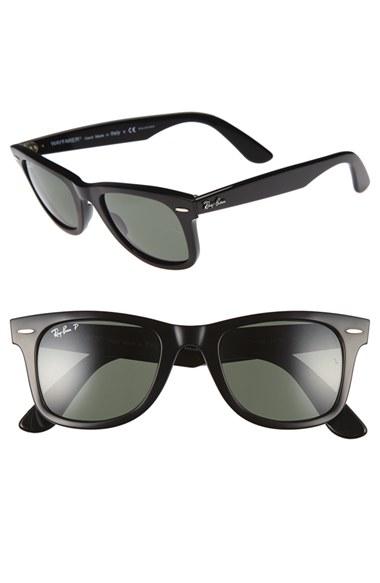 Men's Ray-ban 'classic Wayfarer' 50mm Polarized Sunglasses -