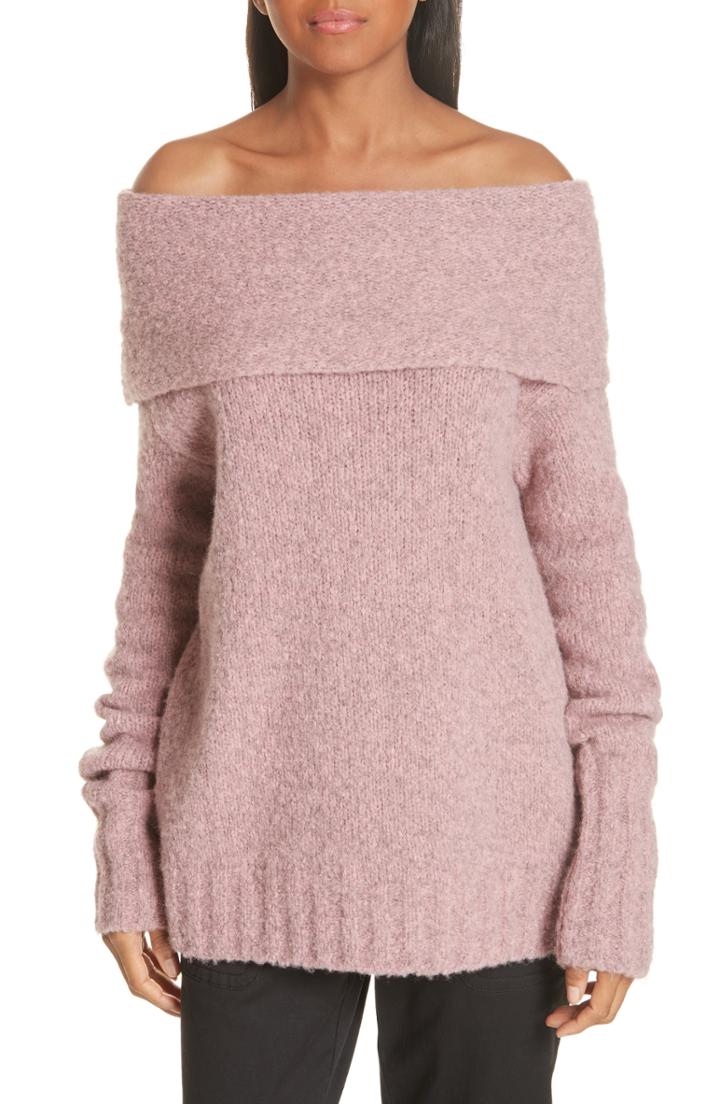 Women's Vince Off-the-shoulder Alpaca Blend Sweater
