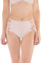 Women's Byrds Of Paradise Aleja High Waist Bikini Bottoms - Pink