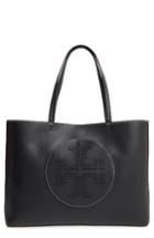 Tory Burch Perforated Logo Leather Tote -