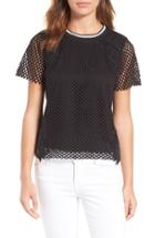 Women's Trouve Lace Mesh Top