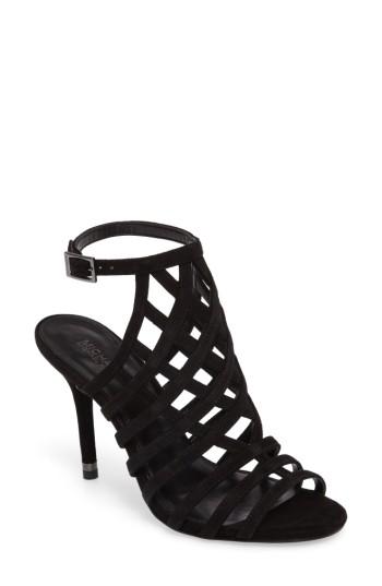 Women's Michael Michael Kors Trinity Sandal .5 M - Black
