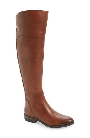 Women's Vince Camuto 'pedra' Over The Knee Boot Regular Calf M - Brown