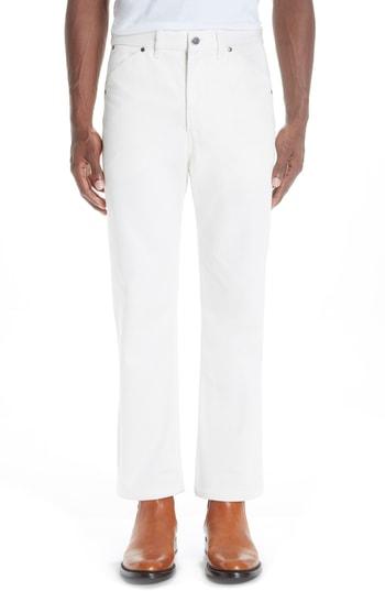 Men's Lemaire Twill Denim Jeans Eu - White